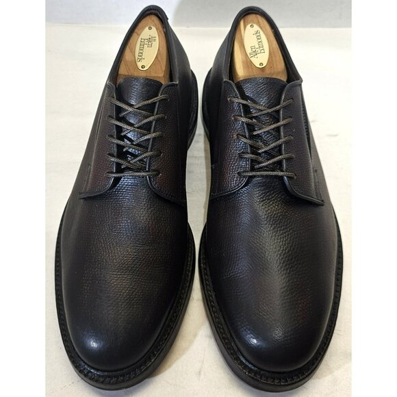 Allen Edmonds Men\'s Leeds Dark Brown Pebbled  Oxfords Dress Shoes Size 5.5E main image 7